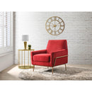  Elements International Lampur ULP3201100E Accent Arm Chair - Red IMAGE 10