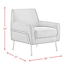  Elements International Lampur ULP3201100E Accent Arm Chair - Red IMAGE 12