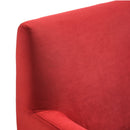  Elements International Lampur ULP3201100E Accent Arm Chair - Red IMAGE 6