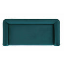  Elements International Tilly UTL1810700BNWWE Upholstered Bench - Peacock IMAGE 4