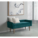  Elements International Tilly UTL1810700BNWWE Upholstered Bench - Peacock IMAGE 8