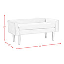  Elements International Tilly UTL1812700BNWWE Upholstered Bench - Blush IMAGE 10