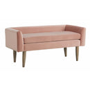  Elements International Tilly UTL1812700BNWWE Upholstered Bench - Blush IMAGE 1