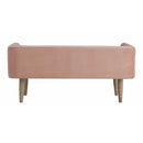  Elements International Tilly UTL1812700BNWWE Upholstered Bench - Blush IMAGE 3