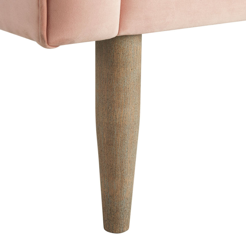  Elements International Tilly UTL1812700BNWWE Upholstered Bench - Blush IMAGE 7