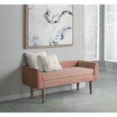  Elements International Tilly UTL1812700BNWWE Upholstered Bench - Blush IMAGE 8