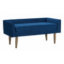  Elements International Tilly UTL1815700BNWWE Upholstered Bench - Cobalt IMAGE 1