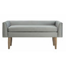  Elements International Tilly UTL1820700BNWWE Upholstered Bench - Ash IMAGE 2