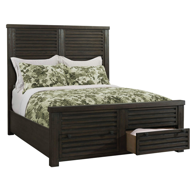  Elements International Shelter Bay SB600KB King Storage Bed IMAGE 2