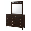  Elements International Lawrence LW100DRMR Dresser & Mirror Set IMAGE 1