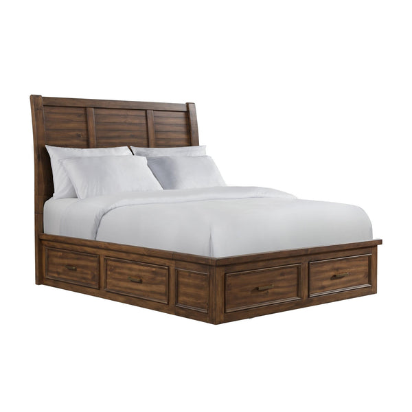  Elements International Sullivan SV500QB Queen 6-Drawer Platform Storage Bed IMAGE 1
