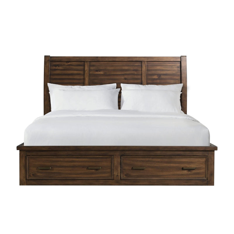  Elements International Sullivan SV500QB Queen 6-Drawer Platform Storage Bed IMAGE 2