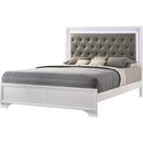  Crown Mark Lyssa B4310-K King Bed with LED - Frost IMAGE 1