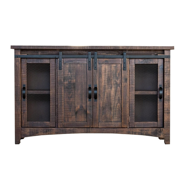  Elements International Hugo MAHG0813TV TV Stand - Brown IMAGE 1
