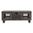  Elements International Industrial MAIN300CT Cocktail Table - Grey IMAGE 1