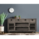  Elements International Industrial MAIN300TV TV Stand - Grey IMAGE 3