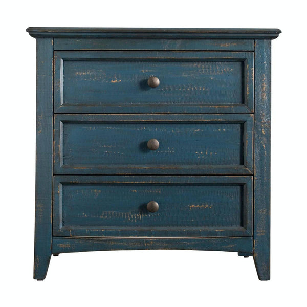  Elements International Luis MALS10CN Accent Chest - Blue IMAGE 1