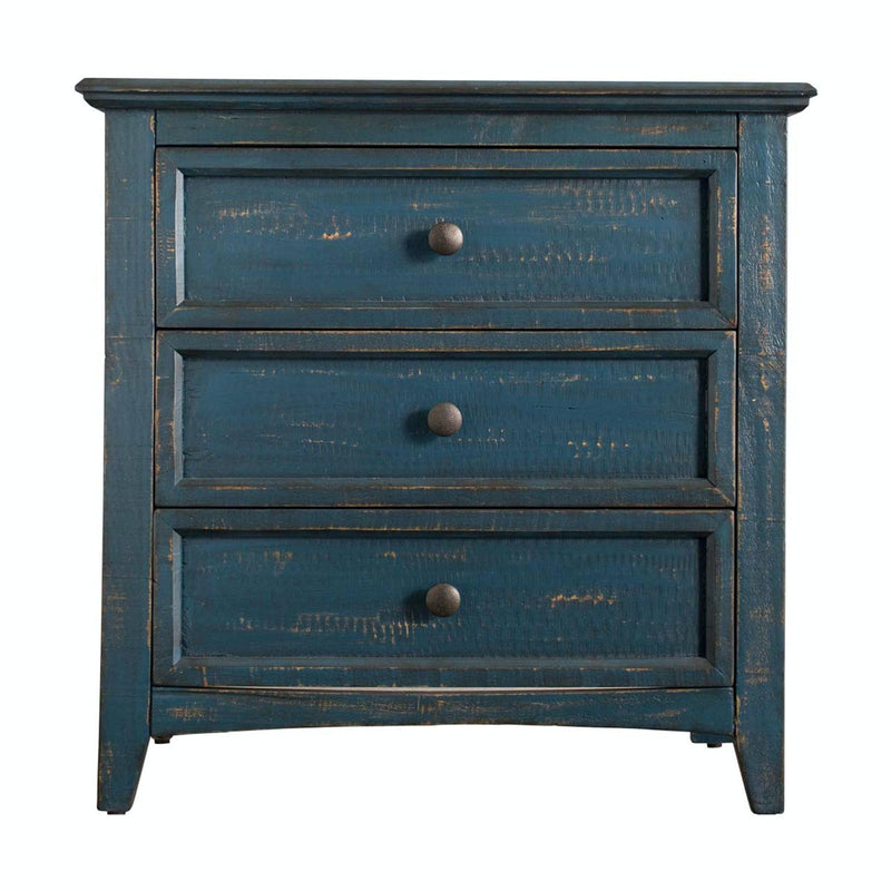  Elements International Luis MALS10CN Accent Chest - Blue IMAGE 1