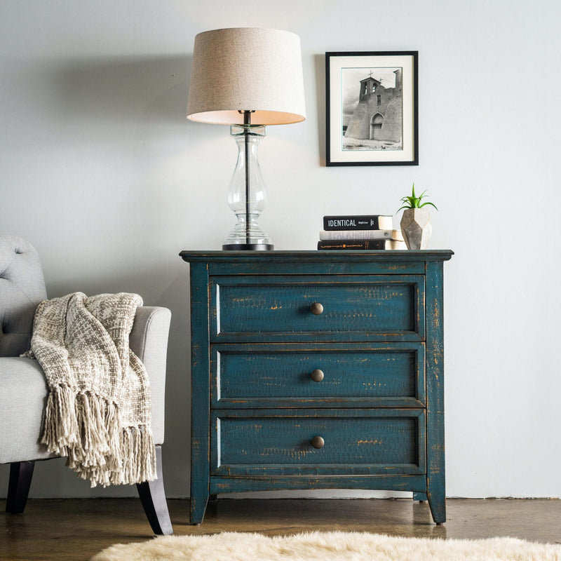  Elements International Luis MALS10CN Accent Chest - Blue IMAGE 6
