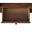  Elements International Mallorca MAML100TV Media Console - Brown IMAGE 3
