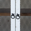  Elements International Matthew MAMW022KI Kitchen Island - White/Brown IMAGE 6