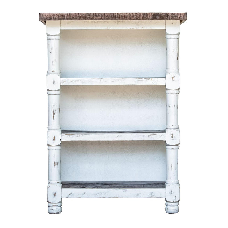  Elements International Matthew MAMW022KI Kitchen Island - White/Brown IMAGE 7