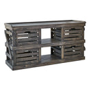  Elements International Reed MARD24TV Media Chest - Barnwood IMAGE 2