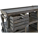  Elements International Reed MARD24TV Media Chest - Barnwood IMAGE 4