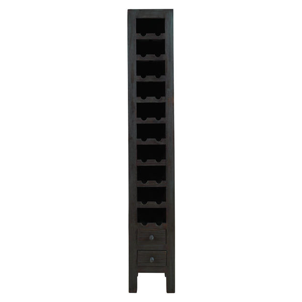  Elements International Alma MAAL300WR Wine Rack - Grey Brown IMAGE 1