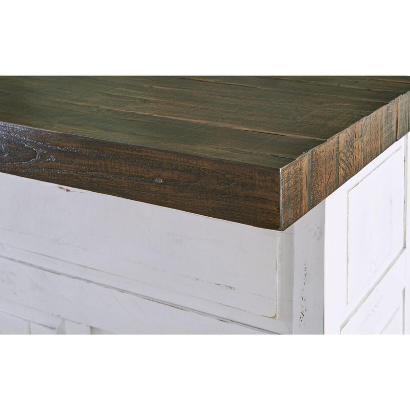  Elements International Condesa MDCD400BT Bar - White/Tobacco IMAGE 4