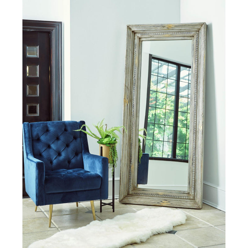  Elements International Isabel MAIB300MR Vertical Mirror - Light Gray IMAGE 4