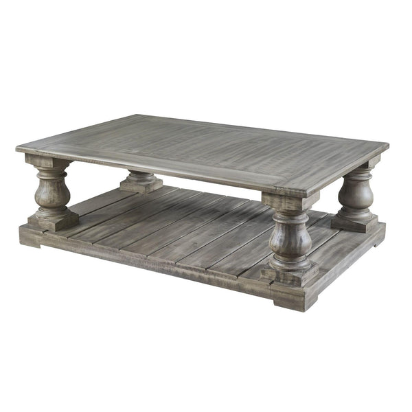  Elements International Ivan MAIV300CT Cocktail Table - Smoke Grey IMAGE 1
