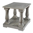  Elements International Ivan MAIV300ET End Table - Smoke Grey IMAGE 1