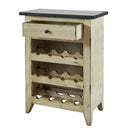  Elements International Nicole MANC900WC Bar Cabinet - Antique Cream IMAGE 2