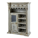  Elements International Michelle MAMC300BC Bar Cabinet - Light Grey IMAGE 2