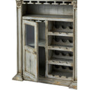  Elements International Michelle MAMC300BC Bar Cabinet - Light Grey IMAGE 3