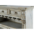  Elements International Michelle MAMC300BC Bar Cabinet - Light Grey IMAGE 4