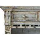  Elements International Michelle MAMC300BC Bar Cabinet - Light Grey IMAGE 6