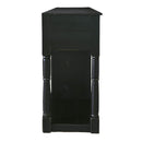  Elements International Griffin MAGF21BR Bar Cabinet - Salvaged Black IMAGE 3