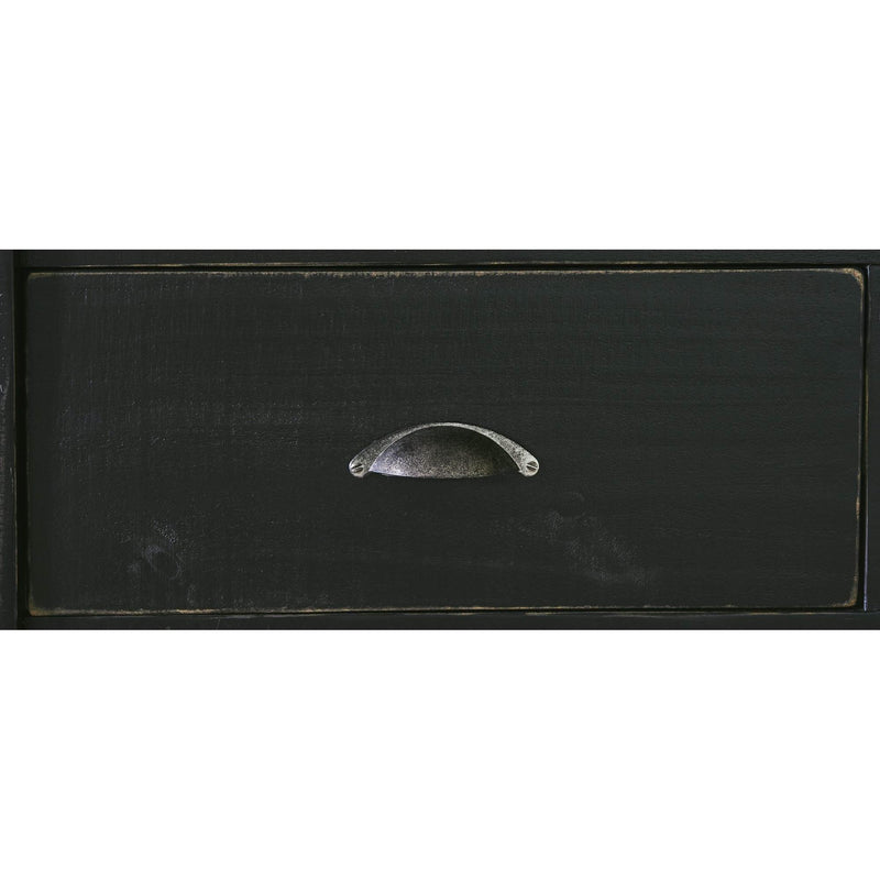 Elements International Griffin MAGF21BR Bar Cabinet - Salvaged Black IMAGE 5