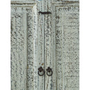  Elements International Carolina MACR013FB Fold Out Bar Cabinet - Antique White/Grey IMAGE 4