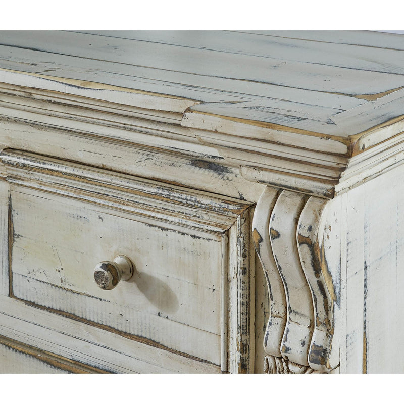  Elements International Rebecca MARC700CN Accent Chest - Antique White IMAGE 3