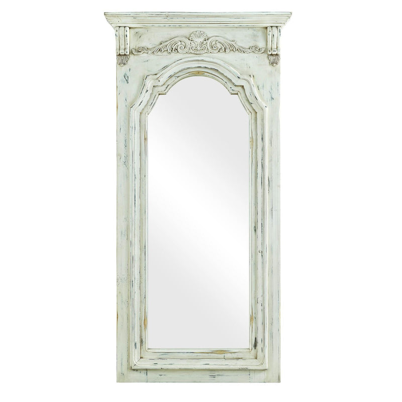  Elements International Rebecca MARC700MR Mirror - Antique White IMAGE 1