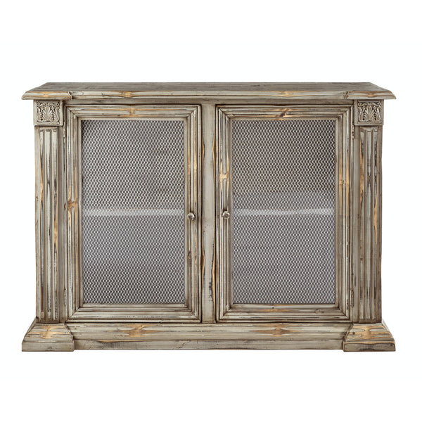  Elements International Sofia MASF300CN Accent Cabinet - Medium Grey IMAGE 1