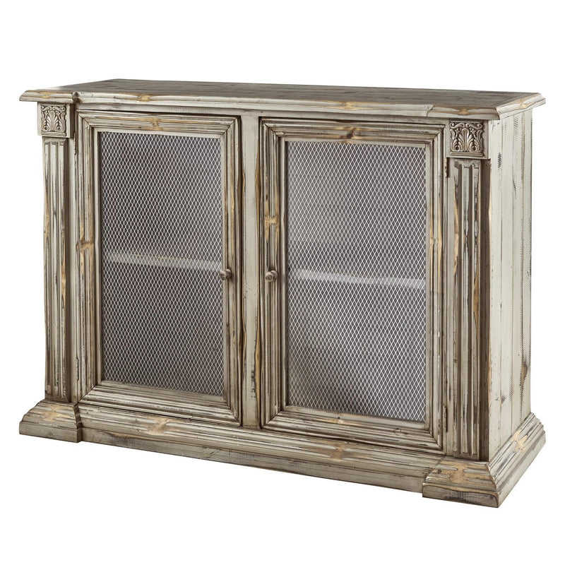  Elements International Sofia MASF300CN Accent Cabinet - Medium Grey IMAGE 2