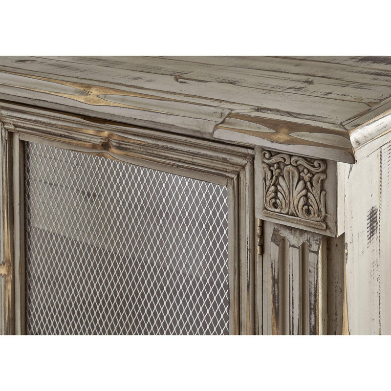  Elements International Sofia MASF300CN Accent Cabinet - Medium Grey IMAGE 3