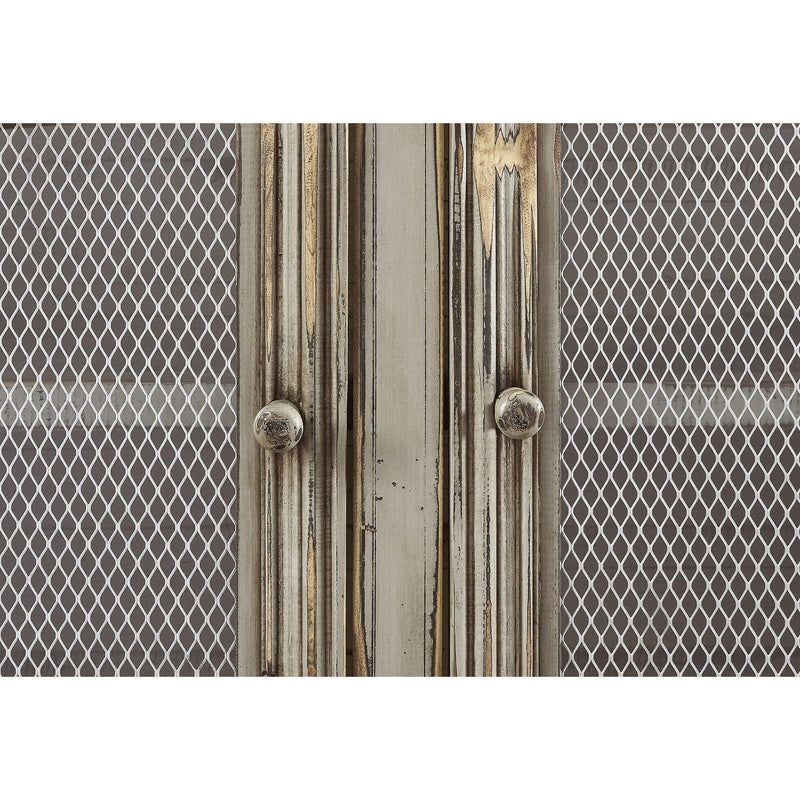  Elements International Sofia MASF300CN Accent Cabinet - Medium Grey IMAGE 4