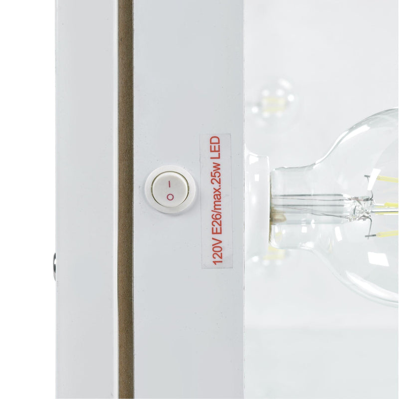  Elements International Ariana CVAR700VB/VM Vanity Set - White IMAGE 6