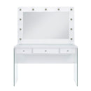  Elements International Jacey CVJZ700VB/VM Vanity Set - White IMAGE 1