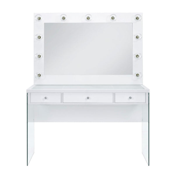  Elements International Jacey CVJZ700VB/VM Vanity Set - White IMAGE 1